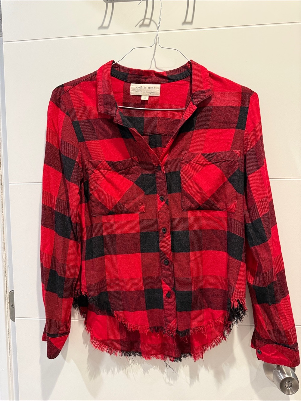Flannel button shirt